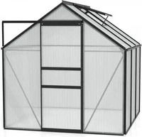 EPH 40001567, EPH Vitavia Gew&auml;chshaus Venus Tomatenhaus Schwarz, 6 mm, 195x195x197