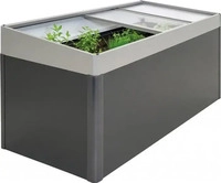 Biohort 68013, Biohort Fr&uuml;hbeetaufsatz HochBeet 2x1 quarzgrau-metallic