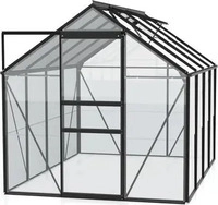 EPH 267085, EPH Vitavia Gew&auml;chshaus Venus Tomatenhaus Schwarz, 3 mm, 257x195x197 cm