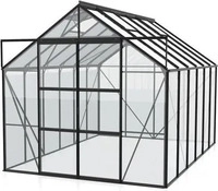EPH 268925, EPH Vitavia Gew&auml;chshaus Uranus Tomatenhaus Schwarz, 3 mm, 383x257x248 cm