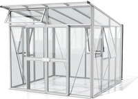 EPH 40002381, EPH Vitavia Gew&auml;chshaus Aura Tomatenhaus Kombiverglasung Silber,