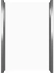 GroJa Ambiente Glas-Sichtschutz Klarglas Sichtschutz, 120 cm