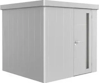 Biohort 81034, Biohort Ger&auml;tehaus Neo silber-metallic Ger&auml;teschuppen, Standardt&uuml;r,