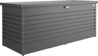 Biohort 65090, Biohort FreizeitBox dunkelgrau-metallic Gartentruhe, 200 (201x83x79