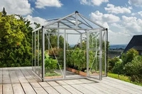 EPH 40003479, EPH Vitavia Gew&auml;chshaus Zeus Tomatenhaus Silber Kombiverglasung,