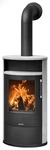 Justus 4887 23, Justus Kaminofen Island 7 mit ergonomischem Griff, Speckstein (grau)