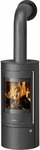 Justus 4815 50, Justus Kaminofen Mino Top 2.0 aus Stahl Schwarz