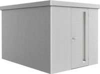 Biohort 81044, Biohort Ger&auml;tehaus Neo silber-metallic Ger&auml;teschuppen, Standardt&uuml;r,
