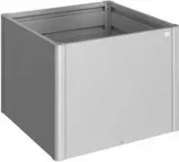 Biohort 64005, Biohort HochBeet silber-metallic, 1x1 (102x102x77 cm)