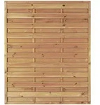 T&J Sichtschutzzaun Maxi-Massiv Sichtschutz Lamellenzaun, 150x180 cm
