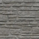 Beckers Betonzaun Standard Motiv Montana grau Steinoptik