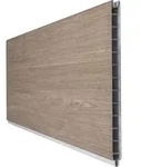GroJa BasicLine PVC-Steckzaun Sichtschutzzaun Sheffield Oak Einzelprofil Sichtschutz