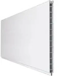 GroJa BasicLine PVC-Steckzaun Sichtschutzzaun Weiss Einzelprofil Sichtschutz