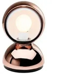 LED-Tischleuchte Eclisse Artemide kupferfarben rosa, Designer Vico Magistretti, 18 cm