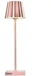 LED-Tischleuchte Troll Nano sompex rosegoldfarben rosa, Fu&szlig; 5.6x21 cm. Schirm