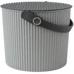 Eimer mit Deckel Omnioutil Hachiman grau/anthrazit, 27.1x21.1x25.4 cm