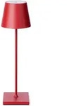 LED-Tischleuchte Nuindie Sigor feuerrot, Fu&szlig; 10x38xFu&szlig; 10 cm