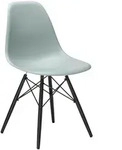 Vitra Stuhl Eames Plastic Side Chair RE 46.5x83x55 cm hellgrau, Gestell: Ahorn
