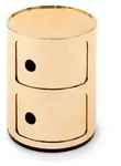 Kartell Container Componibili kupferfarben rosa, Designer Anna Castelli Ferrieri, 40