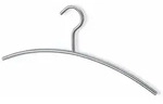 Zack Kleiderb&uuml;gel Lindos Edelstahl silber, Designer Zack Design, 43 cm