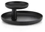 Vitra Etagere Rotary Tray tiefschwarz, Designer Jasper Morrison, 12 cm