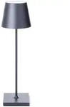 LED-Tischleuchte Nuindie Sigor graphitgrau, Fu&szlig; 10x38xFu&szlig; 10 cm