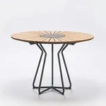 Tisch Circle Houe Tischplatte Bambus/Granit braun, Designer Henrik Pedersen, 75 cm