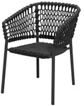 Sessel Ocean Cane-line dunkelgrau, Designer Cane-line Design-Team, 59x76x63 cm