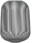 Laterne Lito Blomus Steel Gray grau, Designer Nina Th&ouml;ming, 45 cm