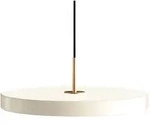 LED-Pendelleuchte Asteria Umage perlwei&szlig;/messingfarben mehrfarbig, Designer Soren
