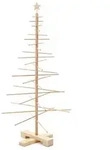 Weihnachtsbaum Xmas Tree Gestell Buchenholz Fu&szlig;/Stern Fichtenholz H 125 cm