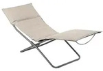 Sonnenliege Bayanne Chaise Lounge Lafuma Polster Hedona latte beige, 63x68 cm