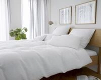 Elegante Casual Leinen Bettw&auml;sche &raquo;Pure&laquo; Schneewei&szlig; 7062-100 Bettw&auml;sche...
