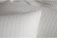 Elegante Mako-Satin Bettw&auml;sche &raquo;Solid Stripe&laquo; Wollwei&szlig; 3507-07 &ndash; erh&auml;ltlich
