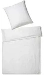 Elegante Casual Bettw&auml;sche &raquo;Breeze&laquo; Wei&szlig; 7038-00 Bettw&auml;sche / 155x220 cm / 80x80