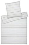 Elegante Halbleinen Bettwäsche »Balance« 7103-04 Bettwäsche / 155x220 cm /...