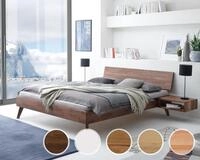 Hasena Pronto &raquo;Ancona&laquo; Massivholzbett Weiss deckend, lackiert / 160x200 cm /...