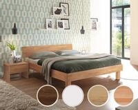 Hasena Pronto &raquo;Forti&laquo; Massivholzbett Weiss deckend, lackiert / 160x200 cm /...