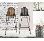 SIT Rattan Vintage Barhocker &ndash; erh&auml;ltlich in 2 Ausf&uuml;hrungen