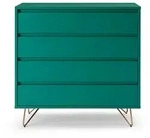 SalesFever &raquo;Lotta&laquo; Kommode II gr&uuml;n 90x90x40 cm