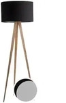 Zuiver Stehleuchte Tripod Wood Schwarz