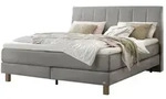 Hasena &raquo;Reina&laquo; Boxspringbett 180x200 cm / Monet steel / Bezug Matratze/Box nicht