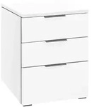 Hasena &raquo;Trio&laquo; Nachttisch Korpus: 10-Weiss / Front, Top: 10-Weiss