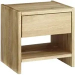 3S Frankenm&ouml;bel &raquo;Campino&laquo; Massivholz Nachttisch Wildeiche ge&ouml;lt / 40x40x33...