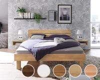 Hasena Pronto &raquo;Prato&laquo; Massivholzbett 90x200 cm / Buche weiss deckend, lackiert / 25