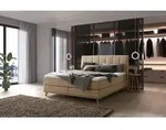 Hasena &raquo;Stefania&laquo; Boxspringbett 180x200 cm / Monet steel / Bezug Matratze/Box...