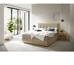 Hasena &raquo;Alba&laquo; Boxspringbett inkl. Stauraum 180x200 cm / Pace sand / Bezug
