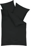 Kaeppel Mako-Satin Bettw&auml;sche Uni 3000/640 schwarz 135x200 cm / 80x80 cm