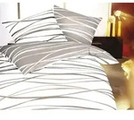 Kaeppel Mako-Satin Bettw&auml;sche Motion 584/646 155x200 cm / 80x80 cm