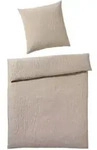 Elegante Casual Bettw&auml;sche &raquo;Breeze&laquo; Sand 7038-07 Nackenkissen 40x40 cm
